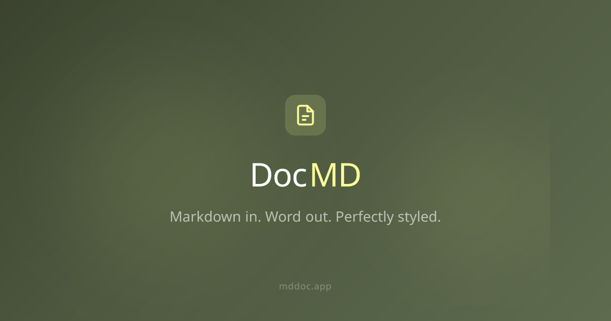 Templates & Mappings — MDDoc Documentation | MDDoc